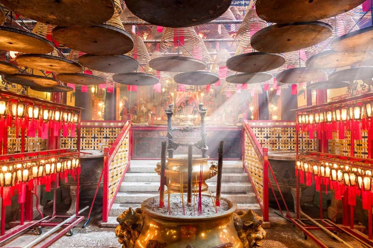Man Mo Temple ฮ่องกง