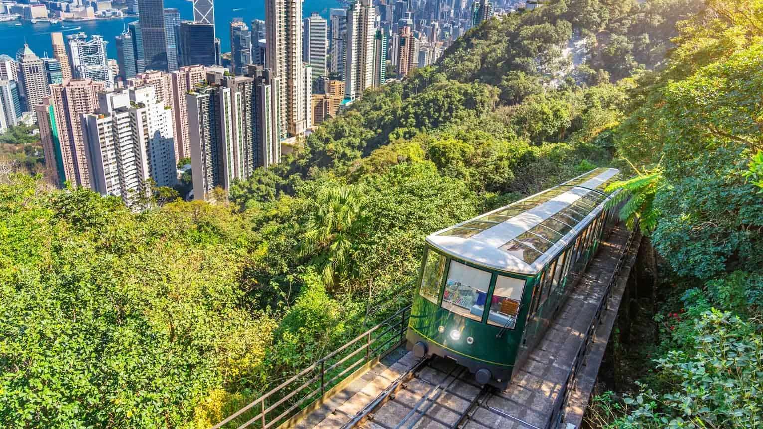 Peak Tram วิคตอเรีย พีค ฮ่องกง
