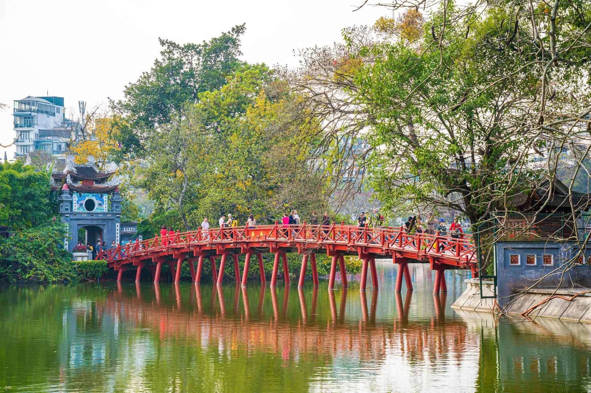 Hoan Kiem Lake ฮานอย เวียดนาม
