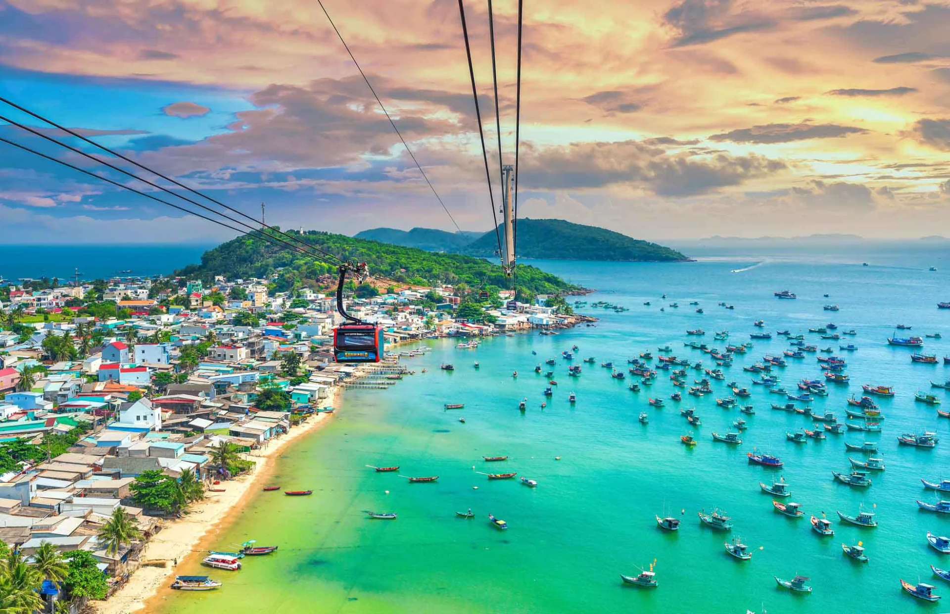 Hon Thom Cable Car ฟูก๊วก เวียดนาม