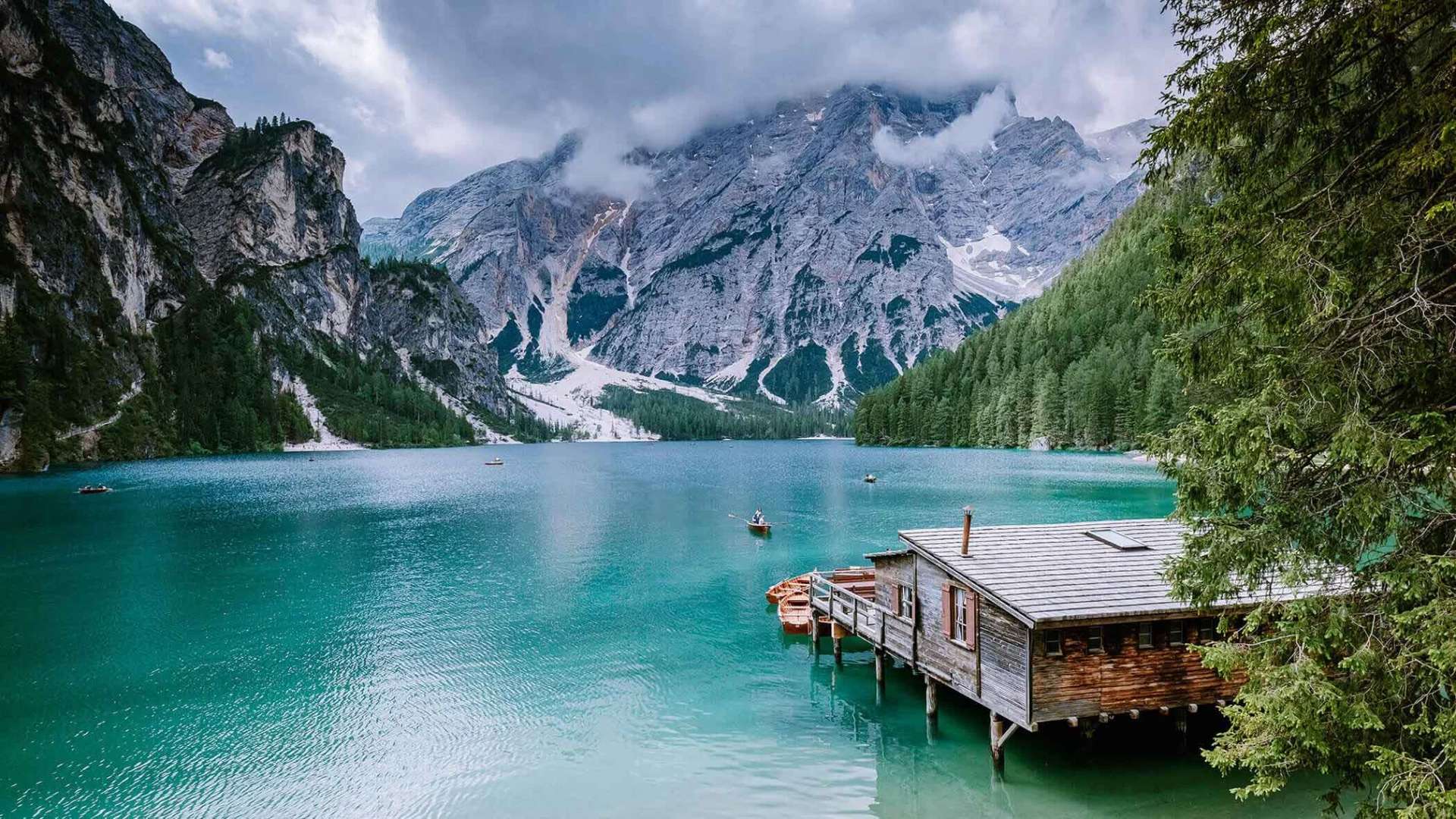 Lake Braies อิตาลี