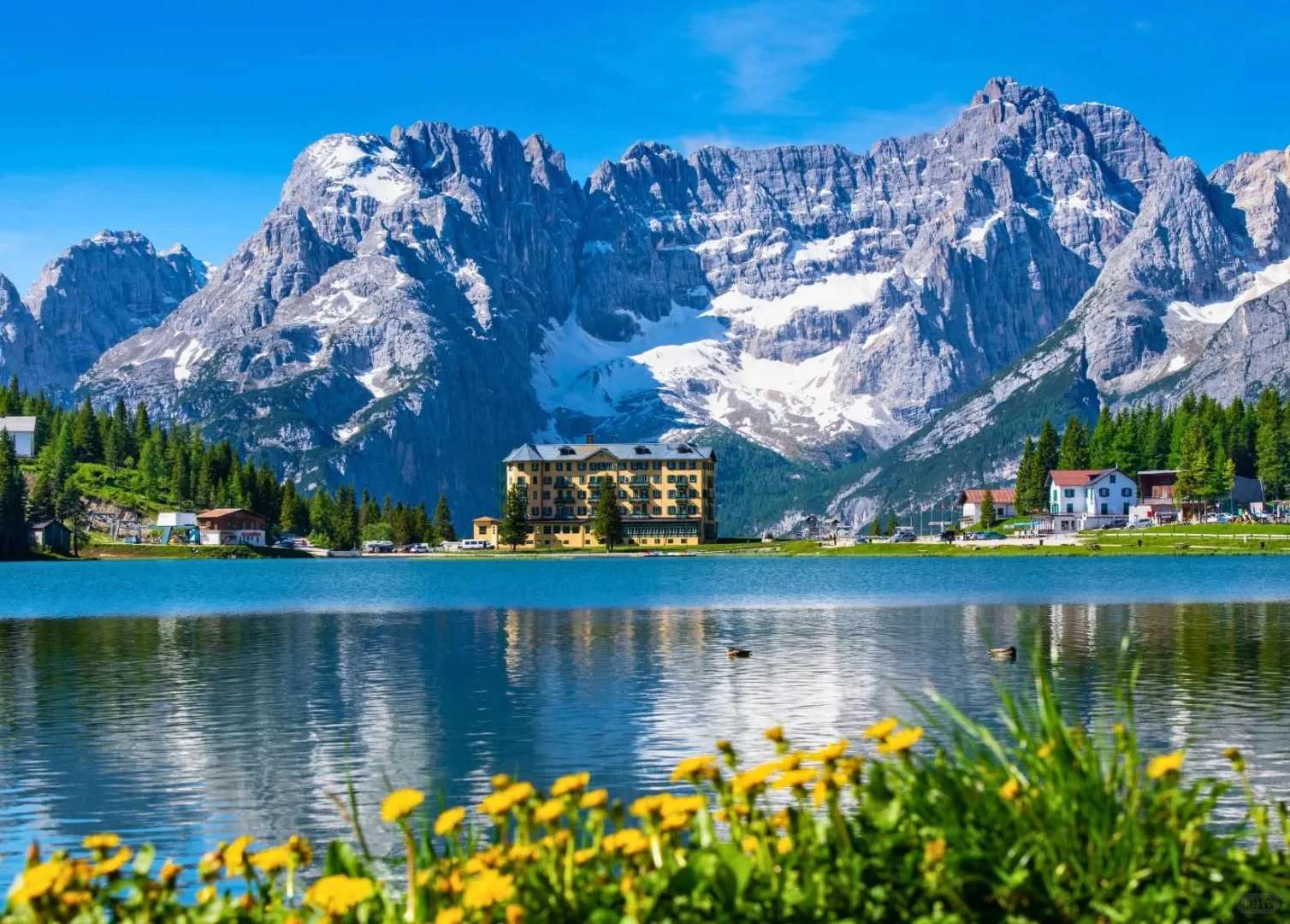 Lake Misurina เทือกเขาโดโลไมท์ อิตาลี