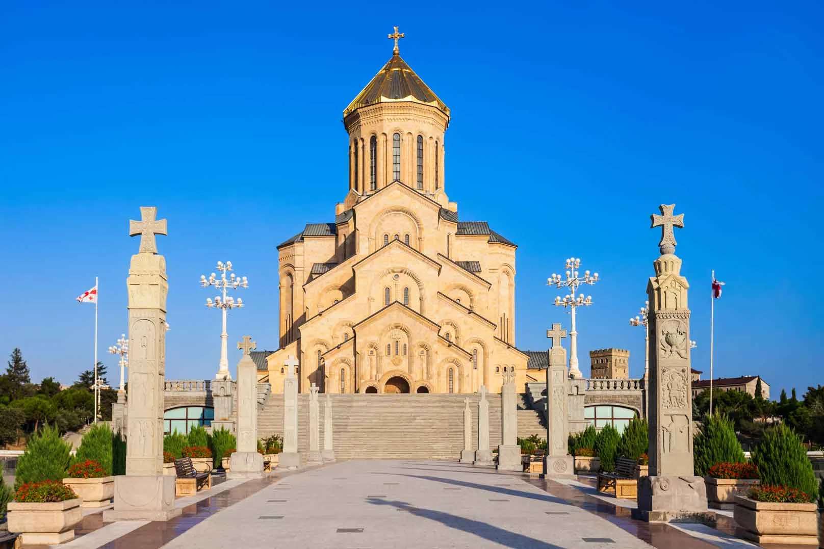 Holy Trinity Cathedral of Tbilisi ทบิลิซี จอร์เจีย