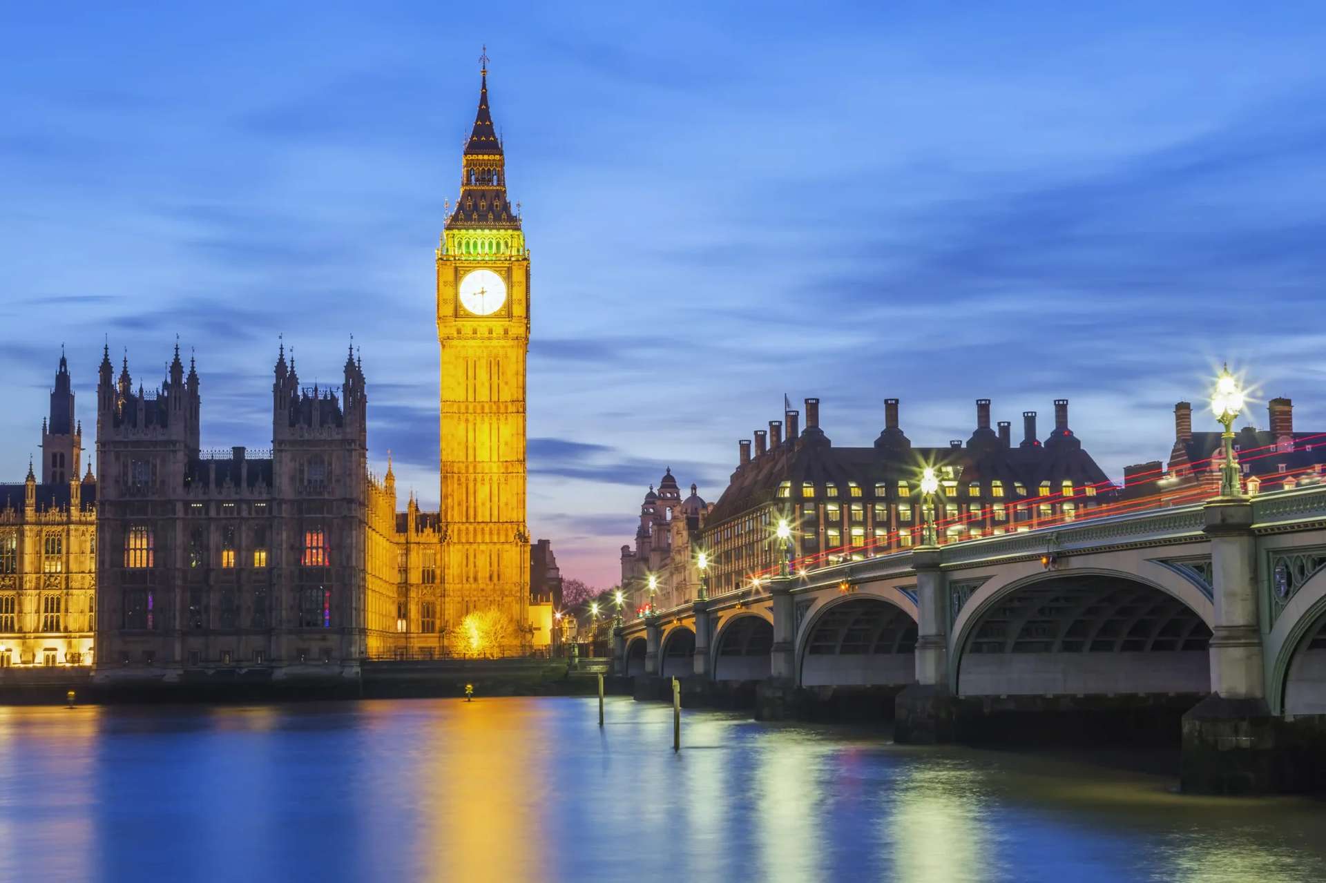 Big Ben ลอนดอน สหราชอาณาจักร - อังกฤษ