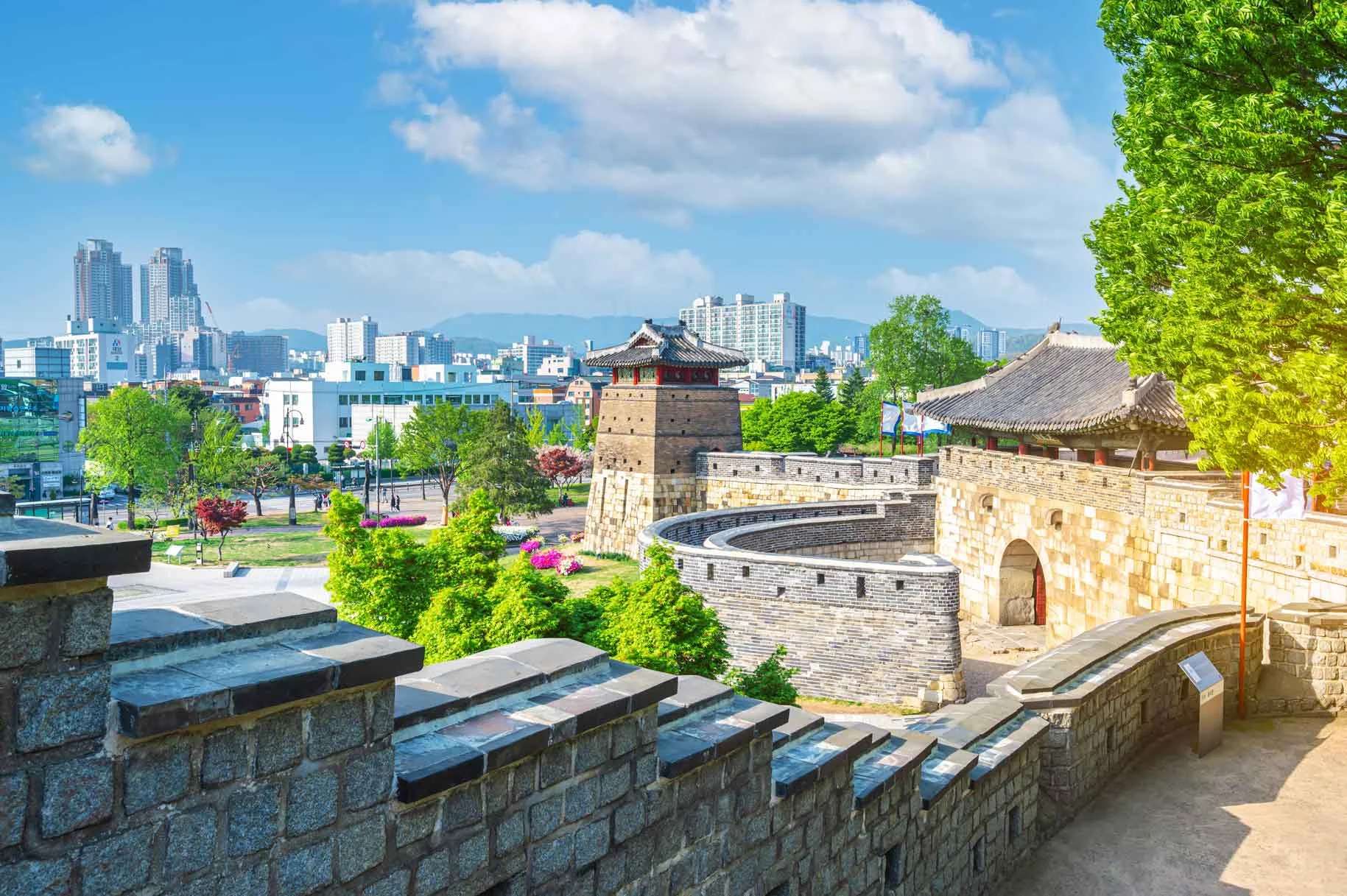 Hwaseong Fortress ซูวอน เกาหลีใต้