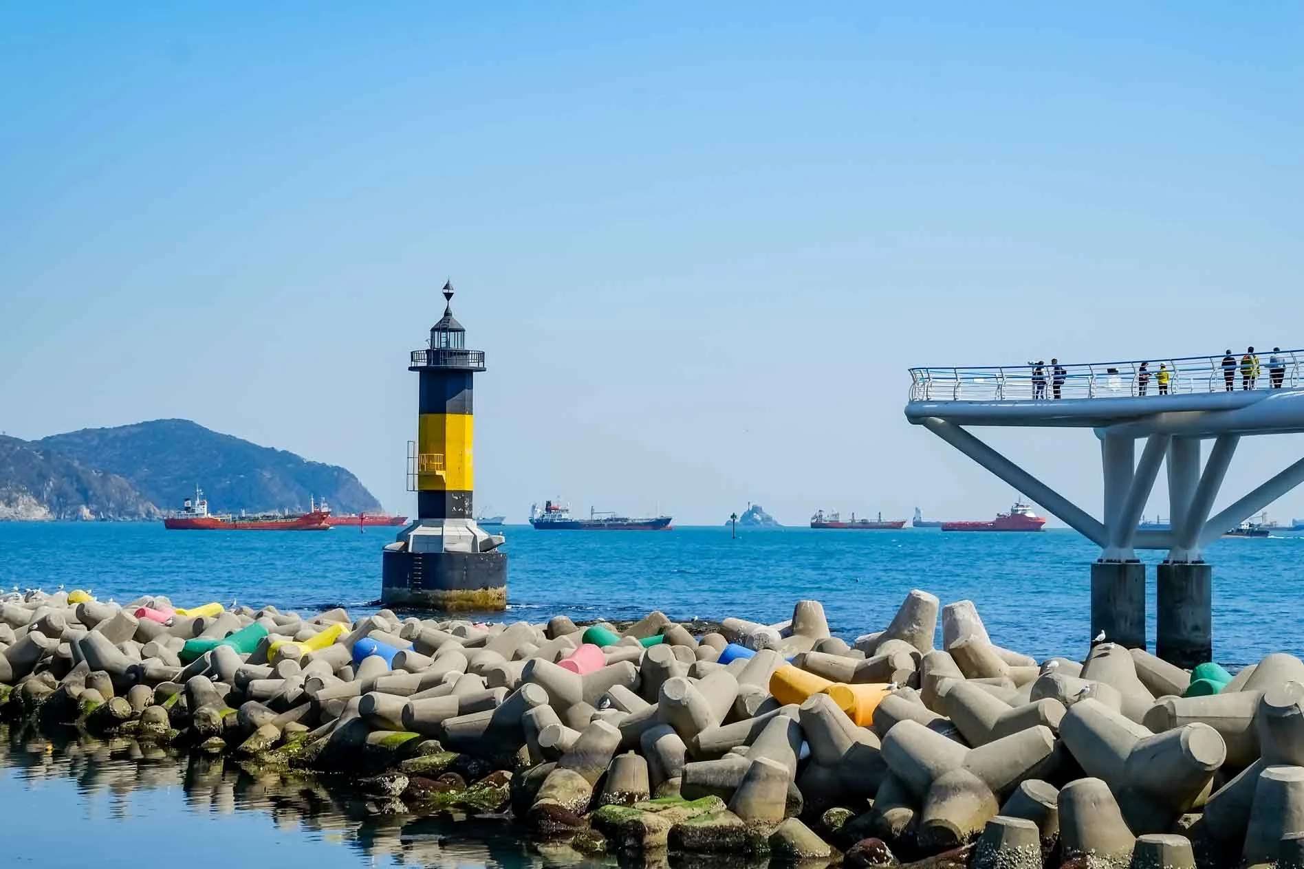 Songdo Coastal Skywalk ปูซาน เกาหลีใต้