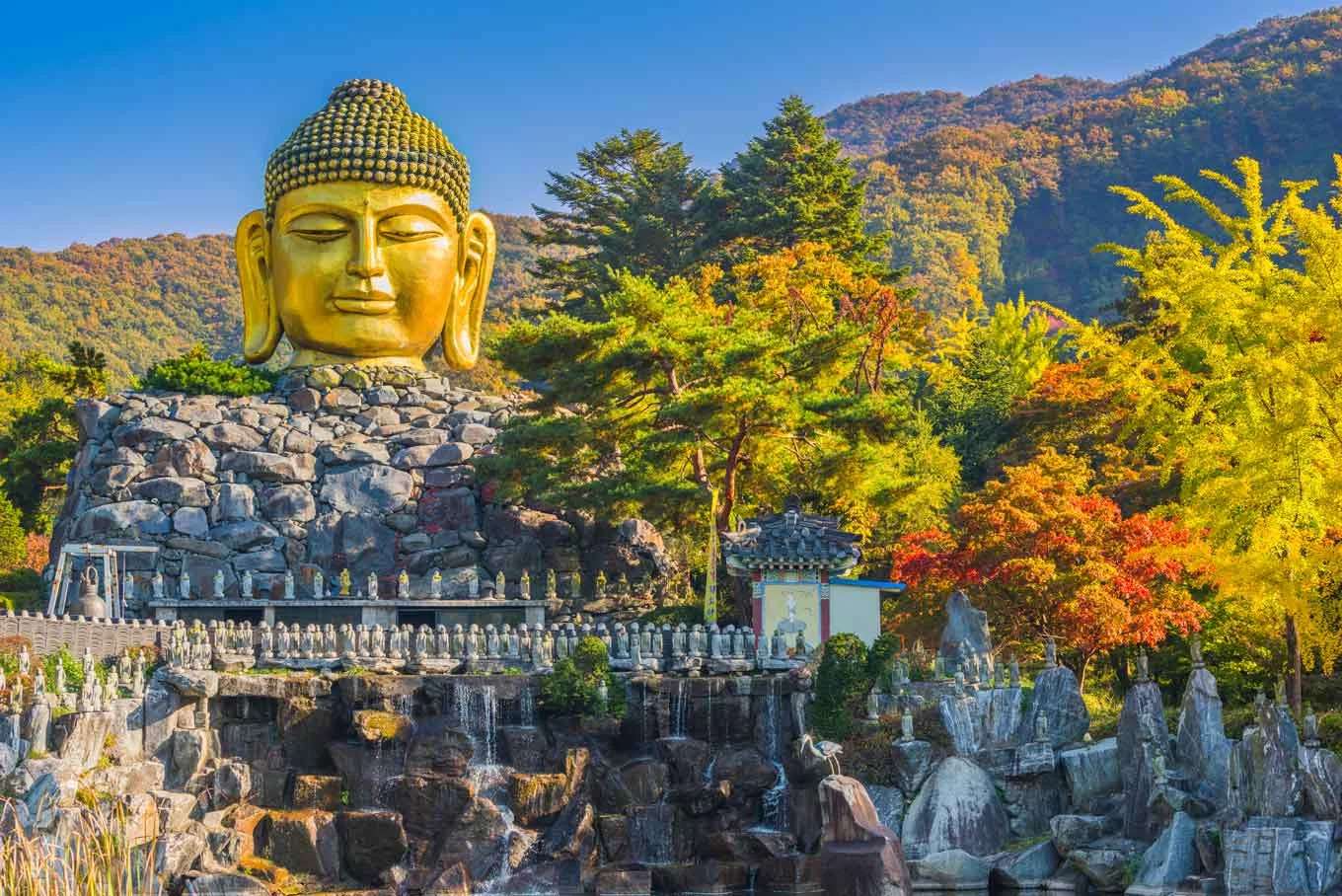 Waujeongsa Temple ยงอิน เกาหลีใต้