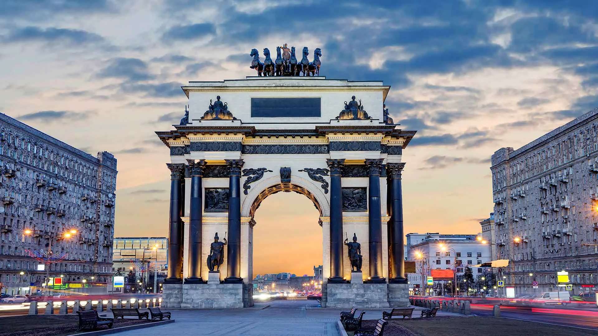 Moscow Triumphal Gate มอสโคว์ รัสเซีย
