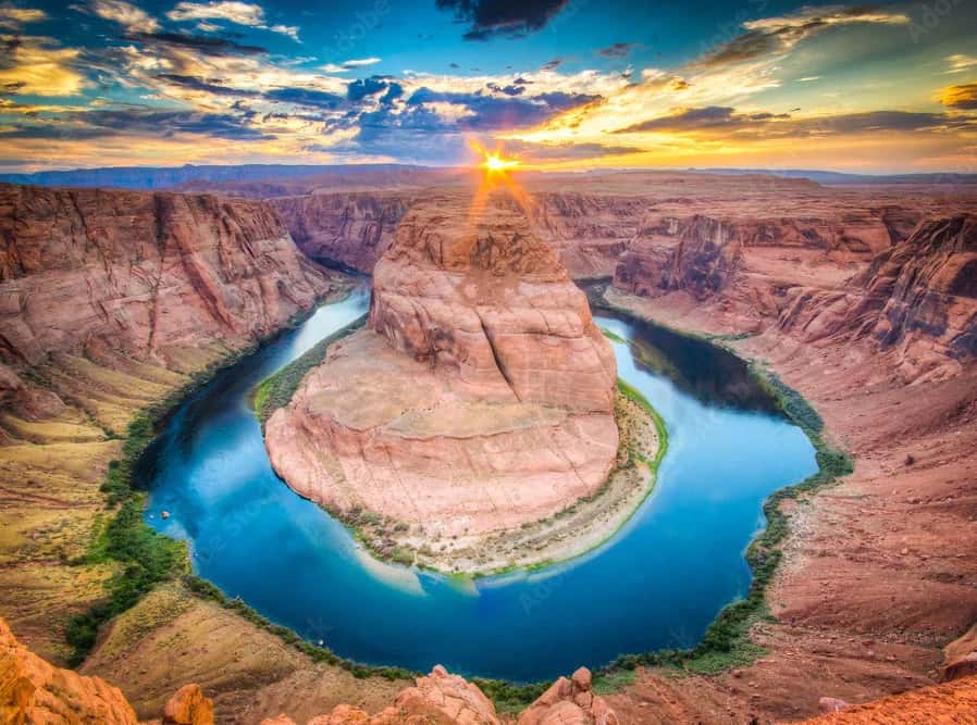 Horseshoe Bend แอริโซนา สหรัฐอเมริกา