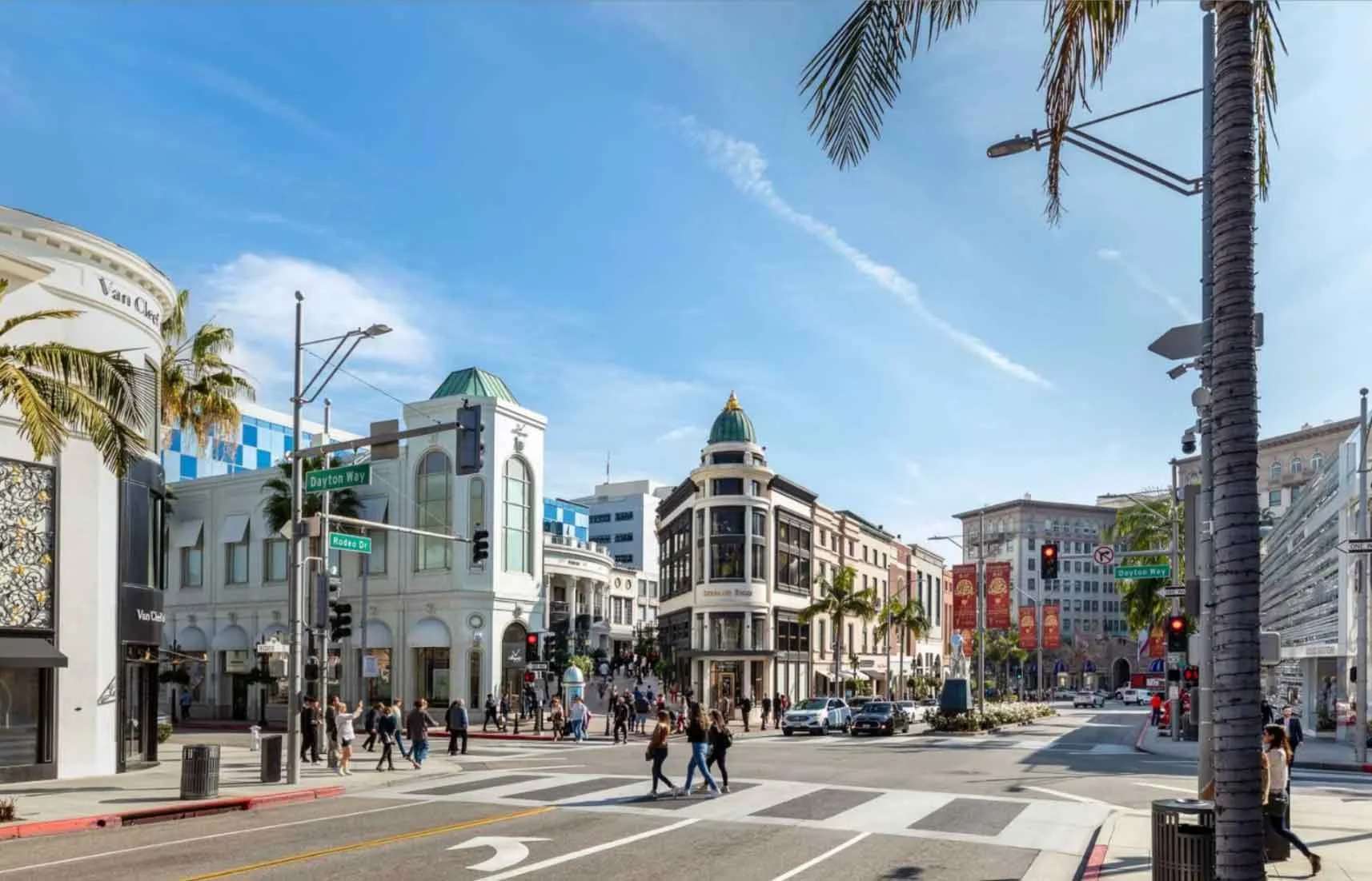 Rodeo Drive แคลิฟอร์เนีย สหรัฐอเมริกา