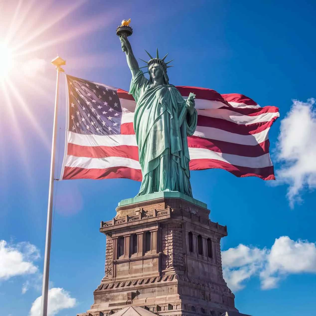 Statue of Liberty นิวยอร์ก สหรัฐอเมริกา