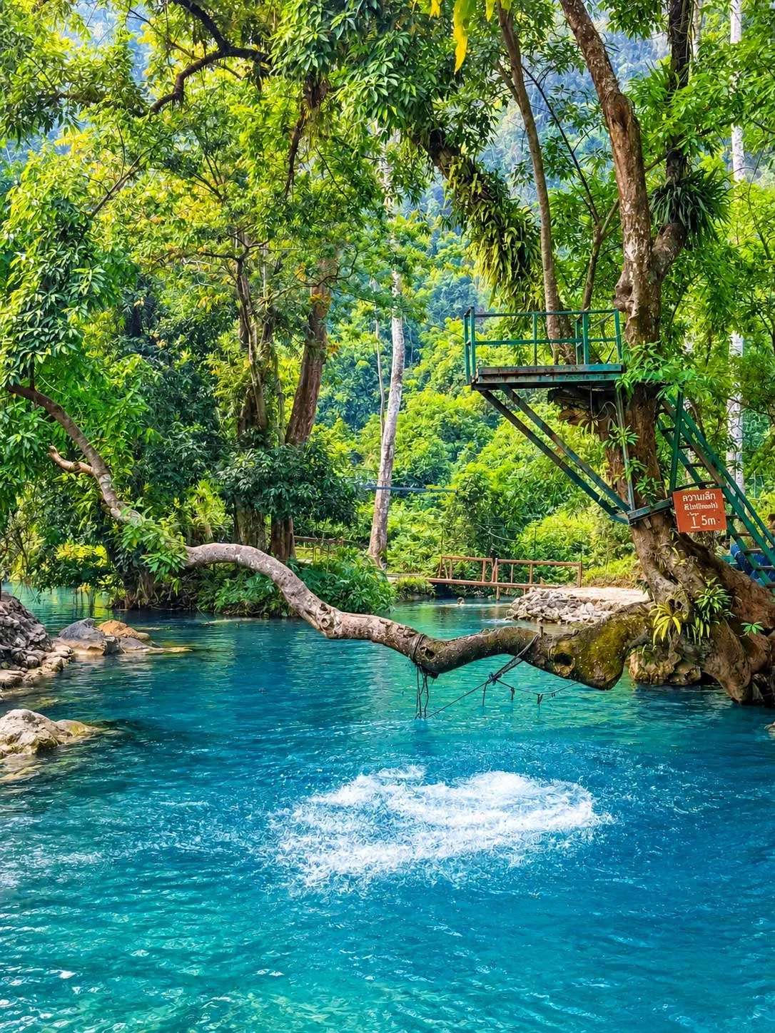 บลูลากูน วังเวียง, Blue Lagoon Vang Vieng, Blue Lagoon Laos, Blue Lagoon 1, บลูลากูนลาว, เที่ยววังเวียง, ที่เที่ยววังเวียง, เที่ยวลาว, ที่เที่ยวลาว, ทัวร์วังเวียง, ทัวร์ลาว, ถ้ำภูคำ, Tham Phu Kham, Vang Vieng Laos, Laos Travel