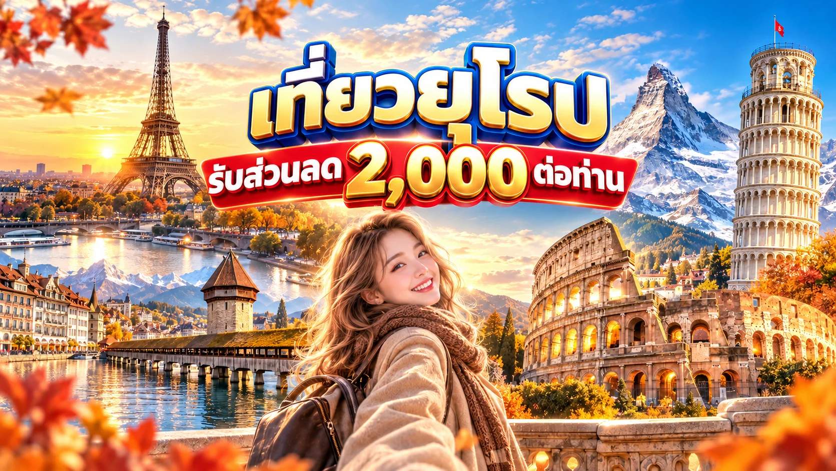 ยุโรปลด 2,000 ต่อท่าน