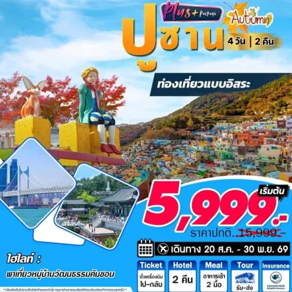 NT202607220-ทัวร์เกาหลี Busan Plus Autumn   4วัน 2คืน-custom