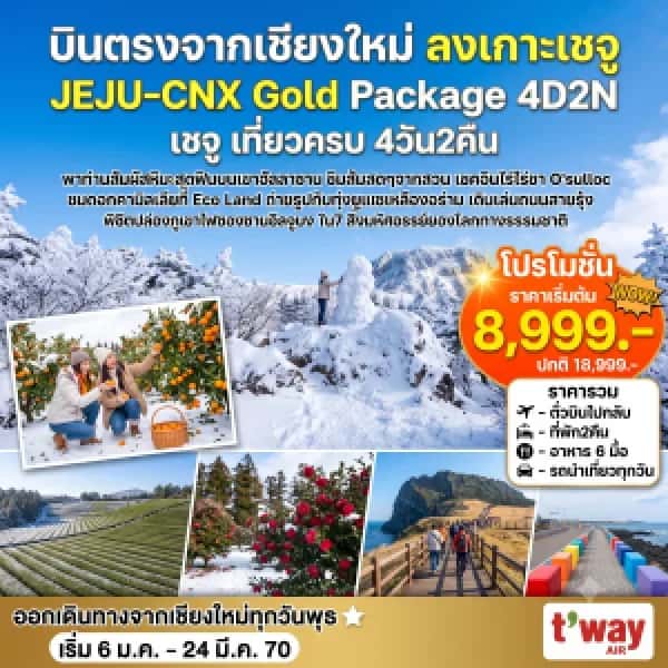 NT202607260-ทัวร์เกาหลี JEJU - CNX GOLD PACKAGE 4D 2N-custom