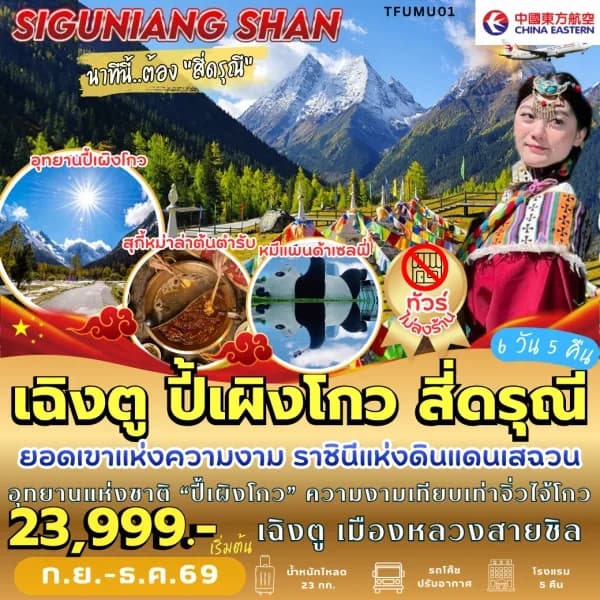NT202608554-ทัวร์จีน เฉิงตู ปี้เผิงโกว สี่ดรุณี 6 วัน 5 คืน-custom