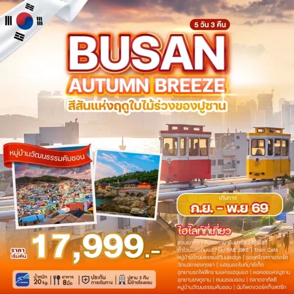 NT202609065- ทัวร์เกาหลี ปูซาน หมู่บ้านวัฒนธรรมฮวินนยออุล 5 วัน 3 คืน-custom