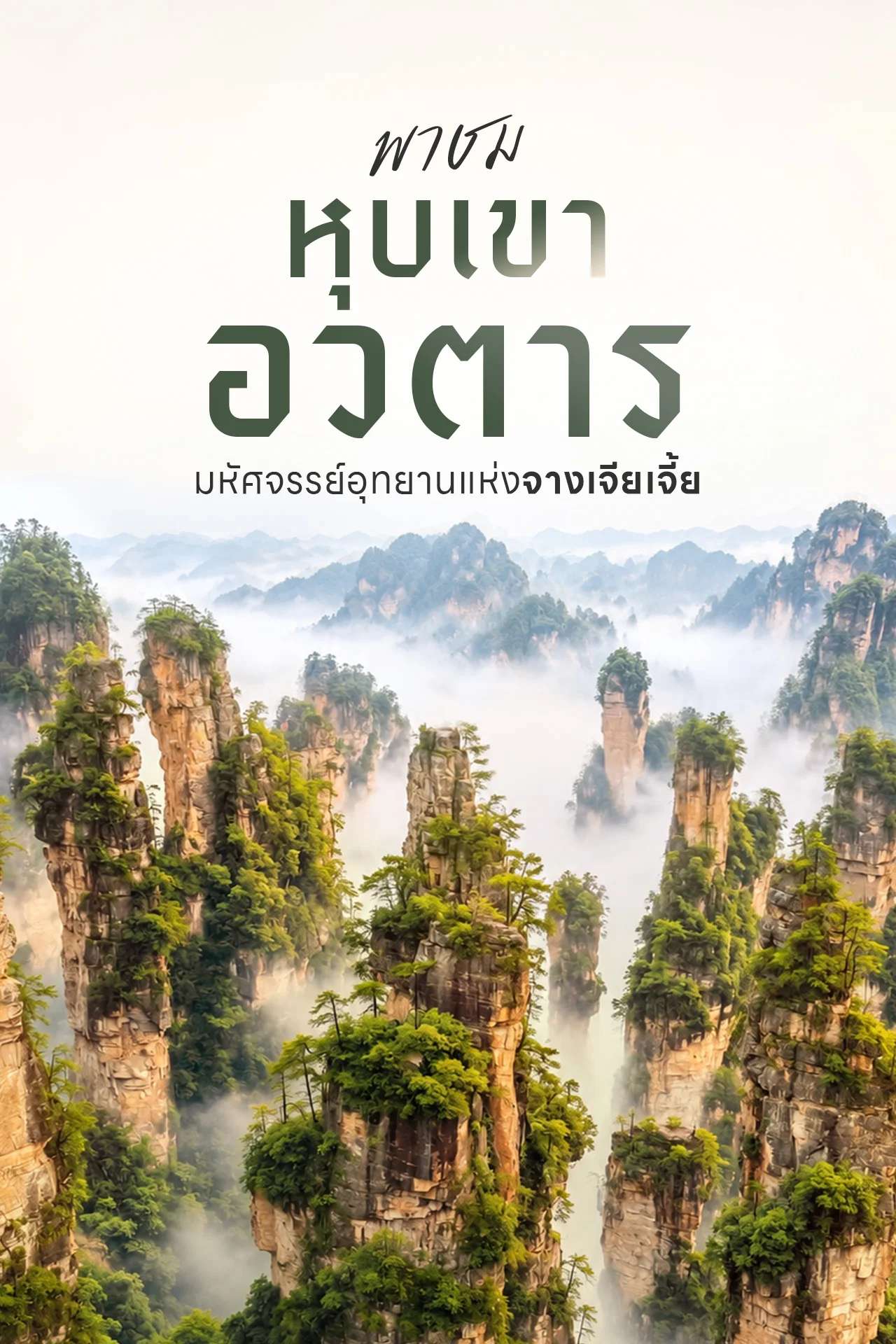เขาอวตาร จางเจียเจี้ย 🇨🇳 ภูเขาสุดมหัศจรรย์ เหมือนหลุดเข้าไปในโลก Avatar!