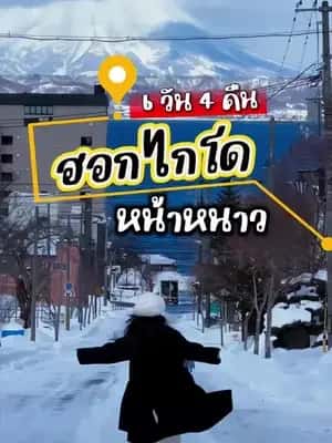 ❄️ HOKKAIDO 6 วัน 4 คืน เริ่มต้นเพียง 39,888 บาท! 🇯🇵 หนาวนี้ไปเที่ยวฮอกไกโดกัน! สัมผัสบรรยากาศญี่ปุ่นสุดโรแมนติก ชมวิวเมืองฮาโกดาเตะยามค่ำคืน ทะเลสาบโทยะ และเมืองโอตารุสุดคลาสสิก ไฮไลต์เที่ยวครบ จัดเต็มความประทับใจ • ชมวิวกลางคืนบนภูเขาฮาโกดาเตะ • ชมหุบเข