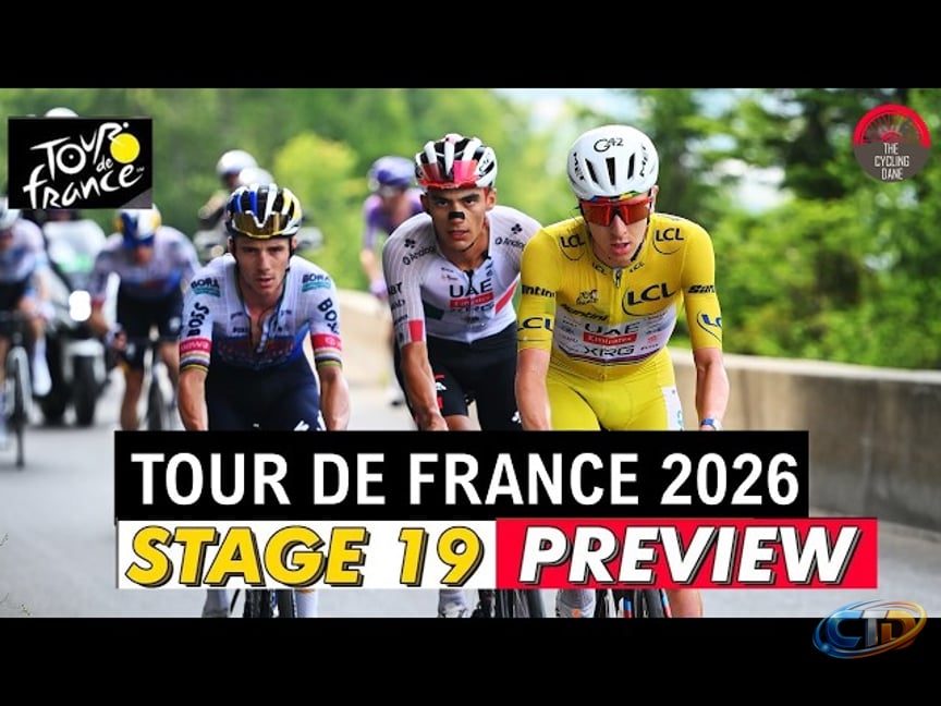 Tour de France 2026 Stage 19 Preview - Can Tadej Pogacar Win On Alpe  d'Huez? - YouTube