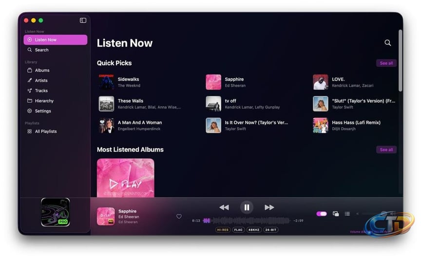 This new free 'bit-perfect' Hi-Res Audio player for Mac was apparently a  'nightmare' to make, but could become the lossless player of your dreams |  TechRadar