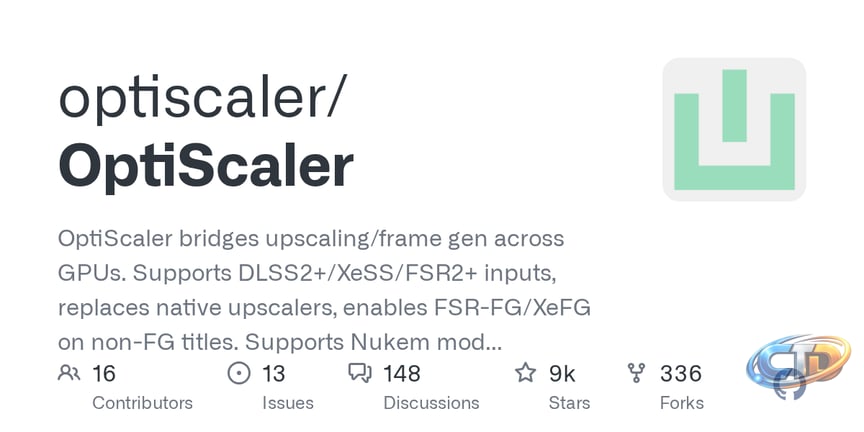 GitHub - optiscaler/OptiScaler: OptiScaler bridges upscaling/frame gen  across GPUs. Supports DLSS2+/XeSS/FSR2+ inputs, replaces native upscalers,  enables FSR-FG/XeFG on non-FG titles. Supports Nukem mod for DLSSG-to-FSR3  FG. · GitHub