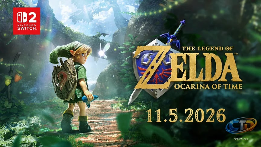 gamescom on X: "DAY ONE. Zelda: Ocarina of Time is coming to Switch 2 on  November 5th, 2026! It's so close! 🧚‍♀️⚔️ #NintendoDirect" / X