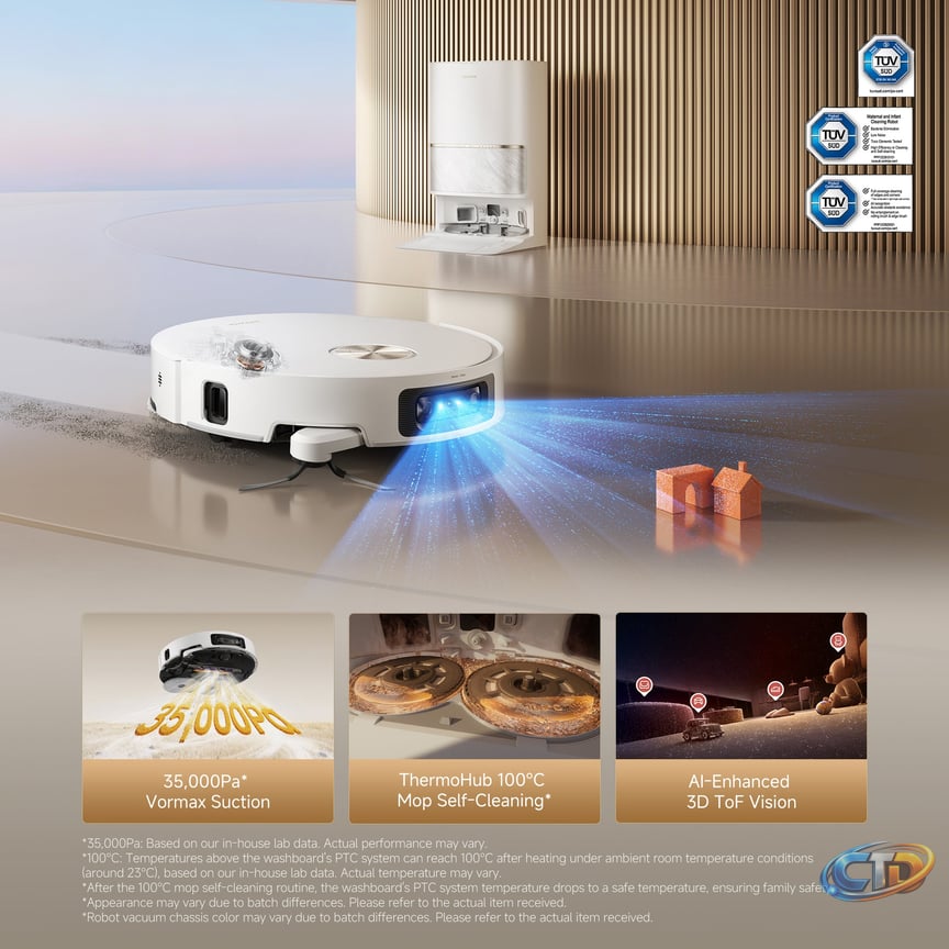 Dreame L60 Ultra with Deep Mop Cleaning at 100°C - White – Dreame  Technology Australia