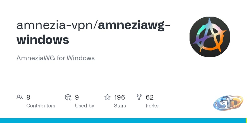 GitHub - amnezia-vpn/amneziawg-windows: AmneziaWG for Windows · GitHub