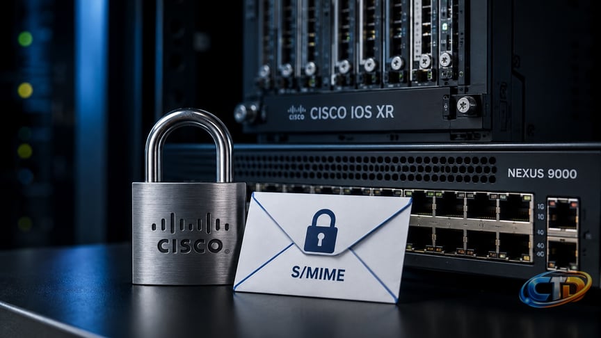 Cisco warns of S/MIME flaws, patches IOS XR and Nexus 9000