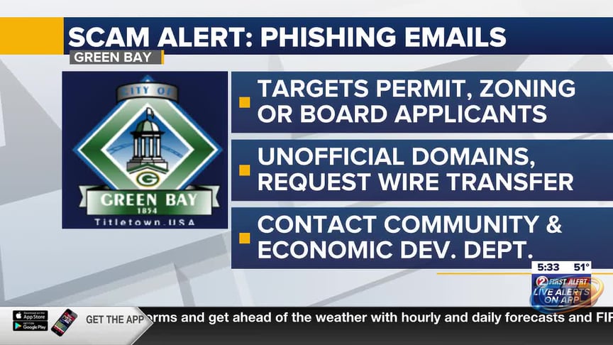 Green Bay warns of phishing scam targeting applicants