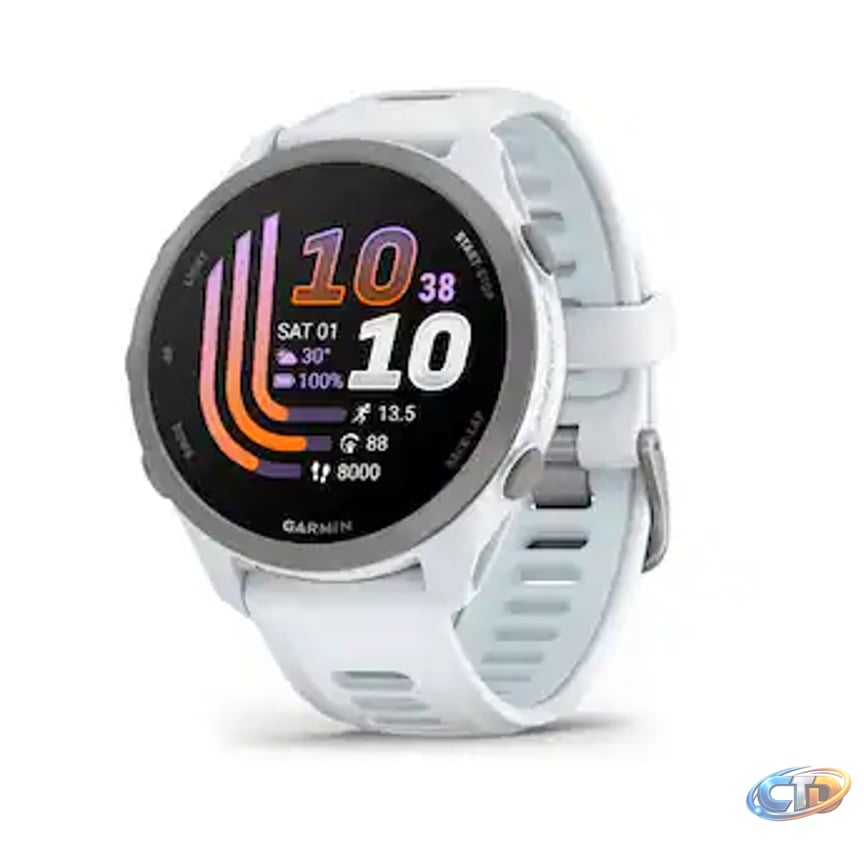 Garmin - Forerunner 170 Music - Whitestone/ Cloud Blue