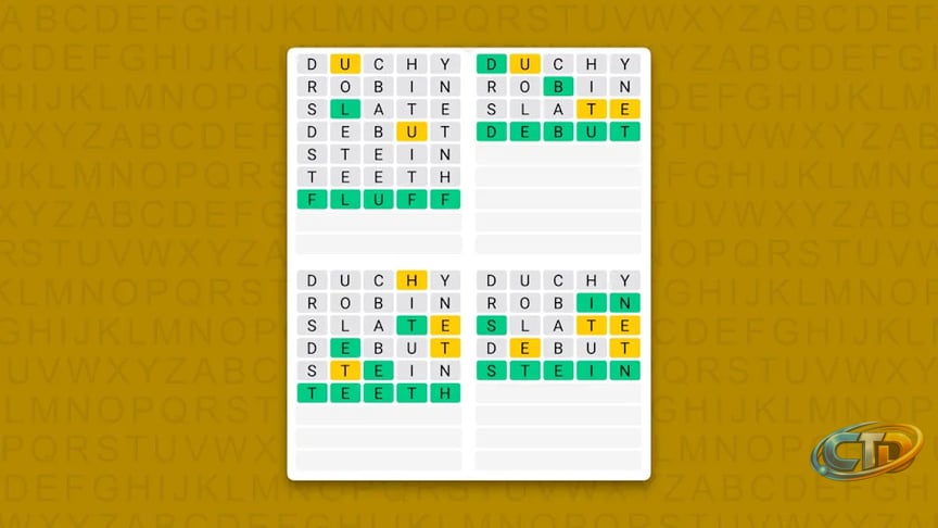 Quordle hints and answers for Tuesday, October 13 (game #1723)
