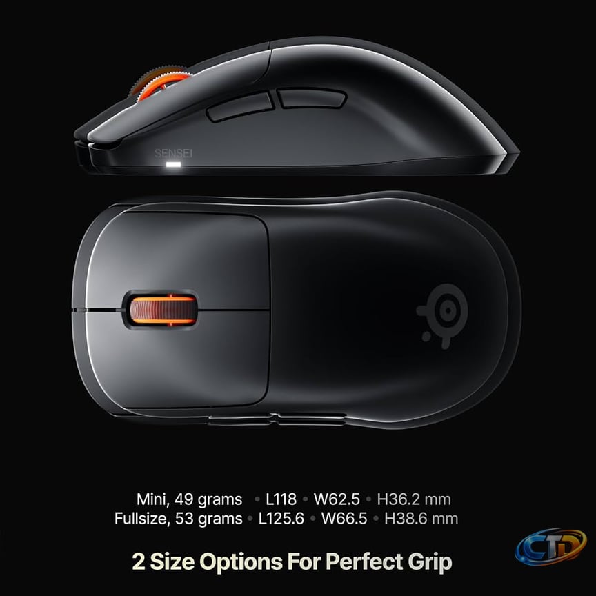 Amazon.in: Buy SteelSeries Sensei Pro Symmetrical Wireless Gaming Mouse |  Ultra Wide Band/UWB Wireless, True 8K Survey (9K Oversurvey), 50g,  Ultralight, 2 Batteries, 42K DPI Online at Low Prices in India |