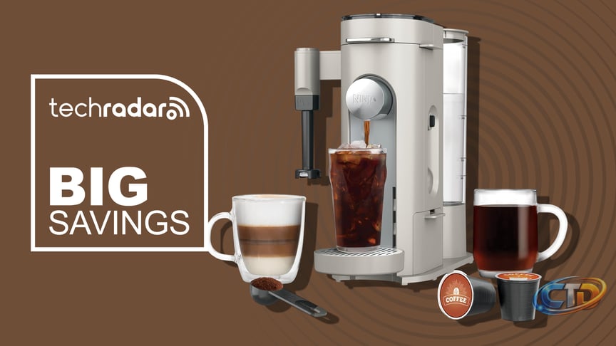 Ninja's Pod & Grounds coffee maker is $30 off for Coffee Day | TechRadar