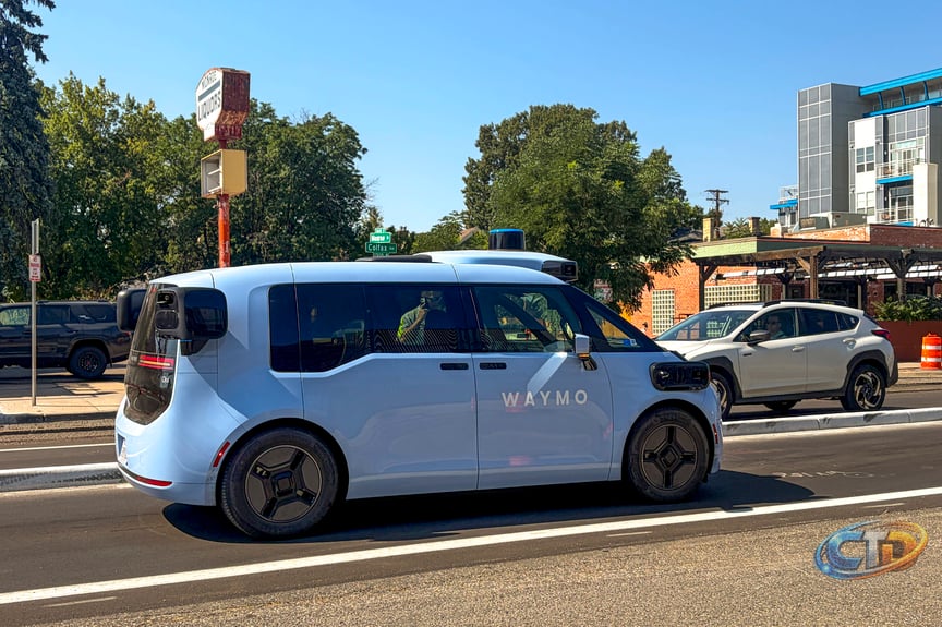 A Waymo got confused by Colfax construction