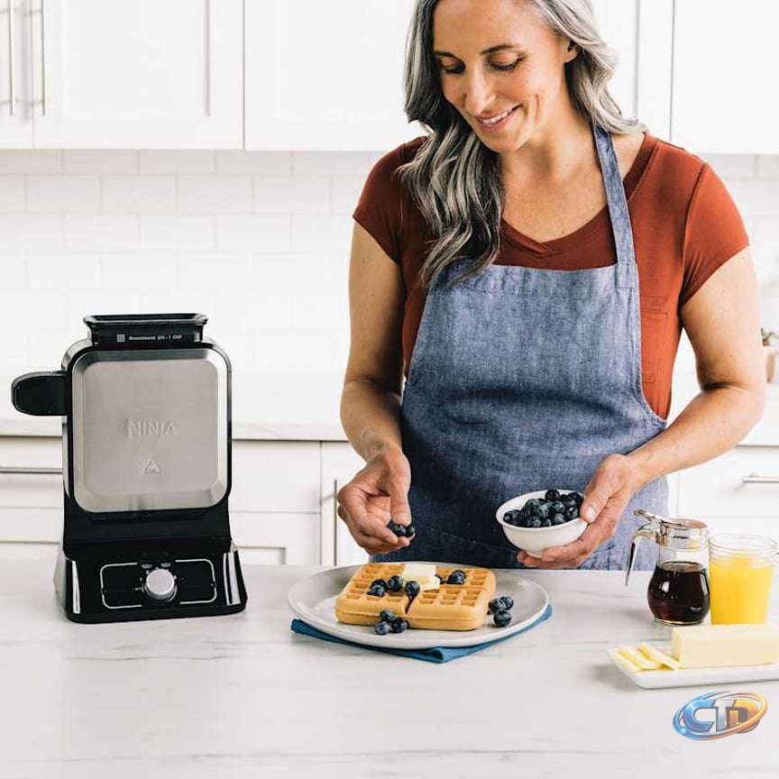Ninja Belgian Waffle Maker | Vertical, 5 Shades | SharkNinja UK