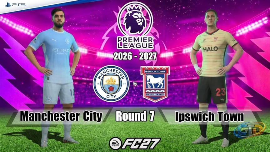 Manchester City vs. Ipswich Town | Premier League 2026/27 | Full Match | FC  27 - PS5™[4K]