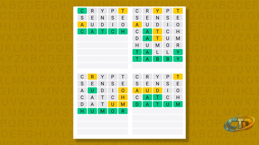 Quordle Hints and Answers for Sunday, January 25, 2026 (Game #1462)
