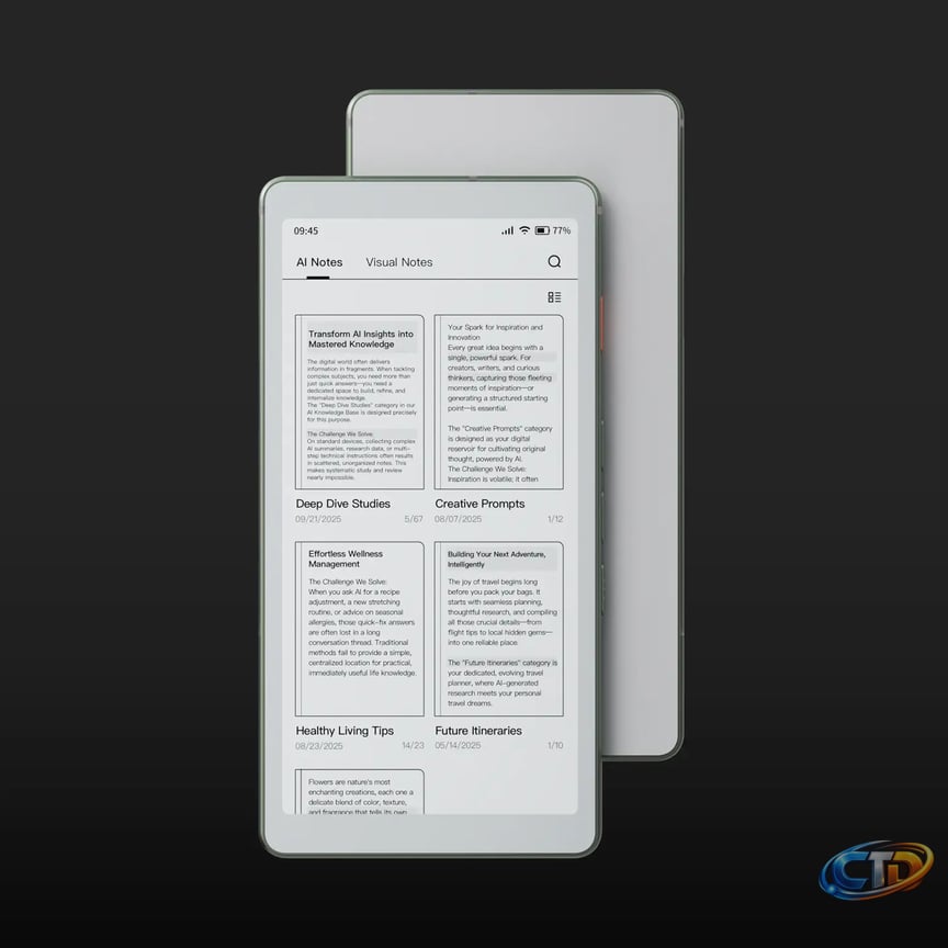 Viwoods AiPaper Reader C: Color Ereader, Kaleido 3, AI