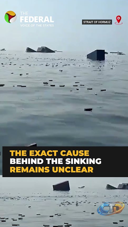 iPhones float in sea after cargo ship sinks in Strait of Hormuz | #shorts -  YouTube