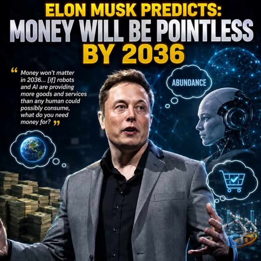 Musk predicts end of money by 2036 as AI, robots take over work – National  Daily Newspaper
