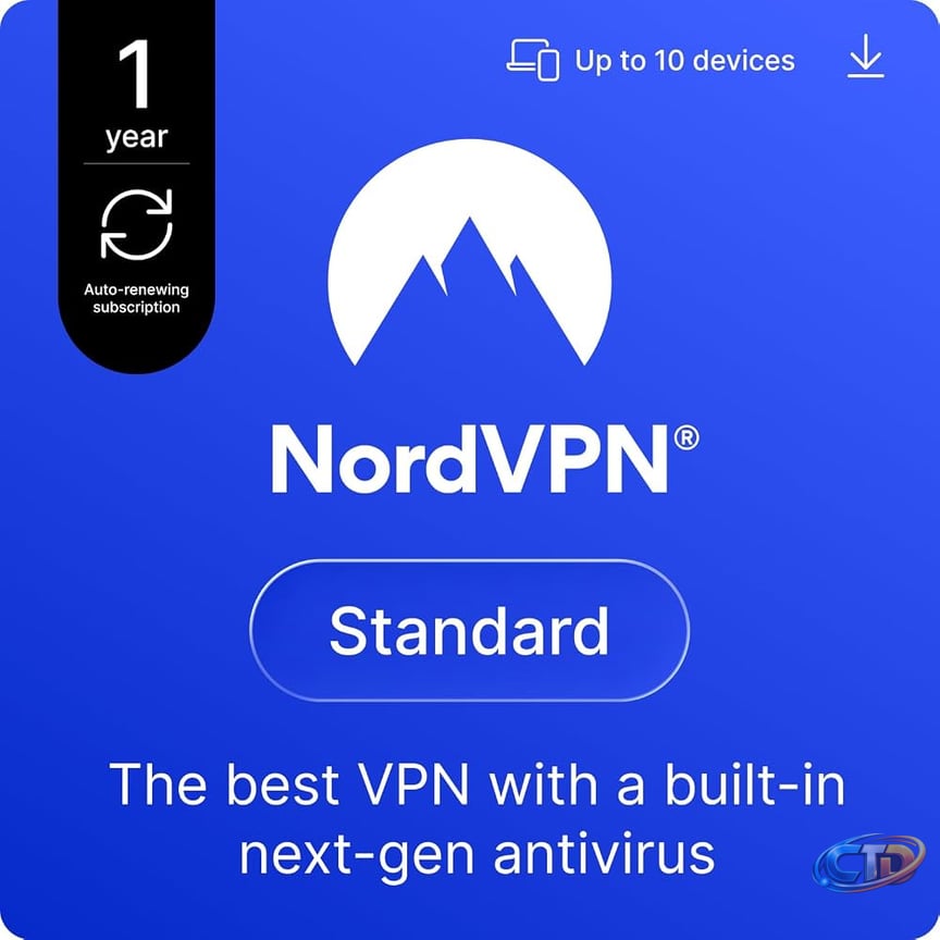 Amazon.com: NordVPN Standard, 1 Year, 10 Devices, Best VPN, Next-Gen  Antivirus, Amazon Subscription : Everything Else