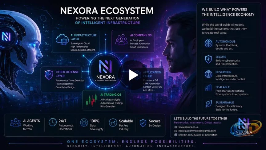 #ai #artificialintelligence #cybersecurity #aitrading #autonomoussystems  #aiinfrastructure #innovation #saudiarabia #uae #dubai #abudhabi  #technology #startups #investors #futureofai #nexora | OLEKSII ...