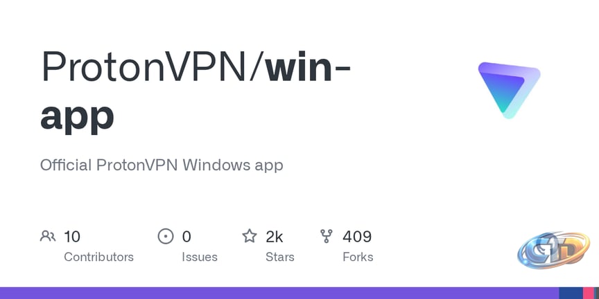GitHub - ProtonVPN/win-app: Official ProtonVPN Windows app · GitHub