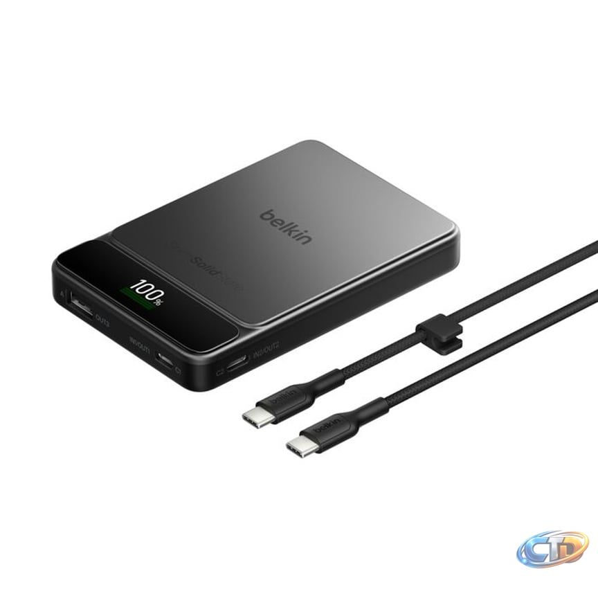 UltraCharge Pro Power Bank 10K, 60W USB-C, 3-Ports | Belkin