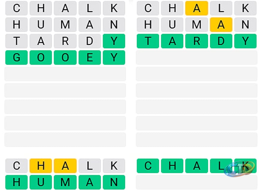 Quordle Today Hints and Answers for August 4 Daily Puzzle