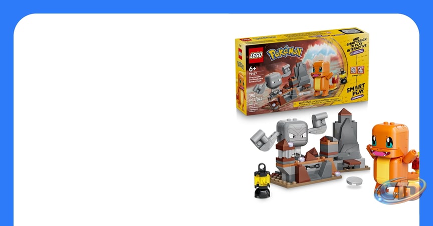 Amazon.com: LEGO Pokémon SMART Play: Charmander and Geodude's Cavern Clash  72157 | Compatible Set, Gift for Birthdays, Boys & Girls, Ages 6+, Building  Toys, Interactive Pokémon Toys, 2 SMART Tags, 198 pieces : Toys & Games