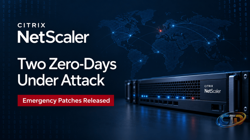 Citrix Releases Emergency NetScaler Patches After Two Zero-Days Exploited  In Attacks