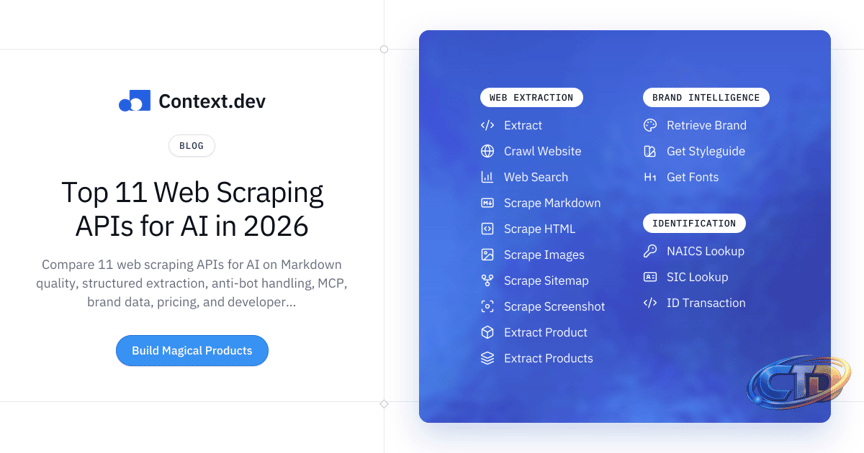 Top 11 Web Scraping APIs for AI in 2026